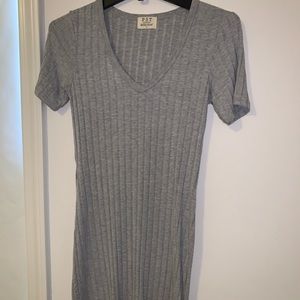 Grey T-Shirt Dress